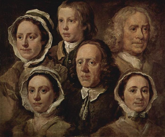 William Hogarth Die Dienstboten des Malers oil painting image